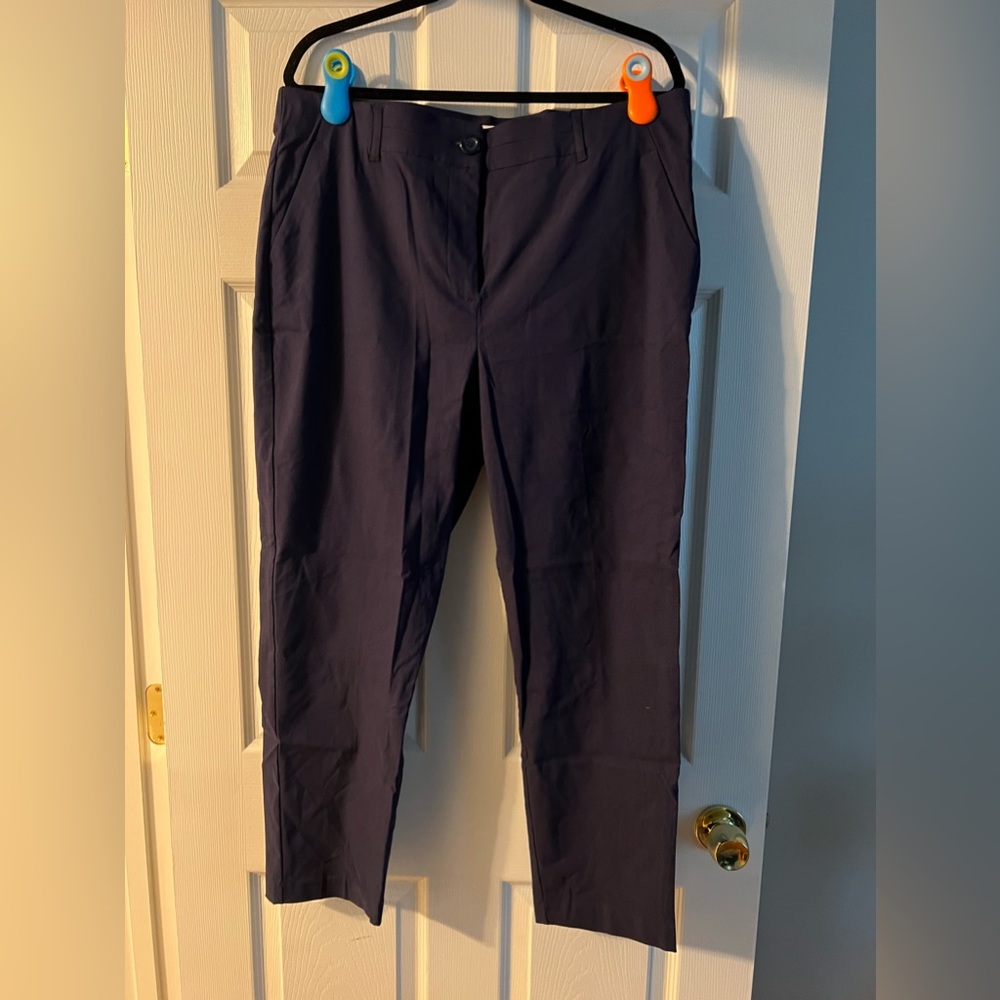 Prescott New York navy dress pants size 18w